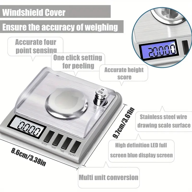 50g Taschenwaage  0,001g