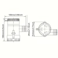 12 V Tauchpumpe  4000 l/h