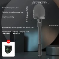 Mini Schaufel klappbar mit Hacke