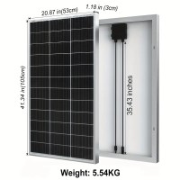 2 Stück 120W Solar Panele