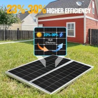 2 Stück 120W Solar Panele
